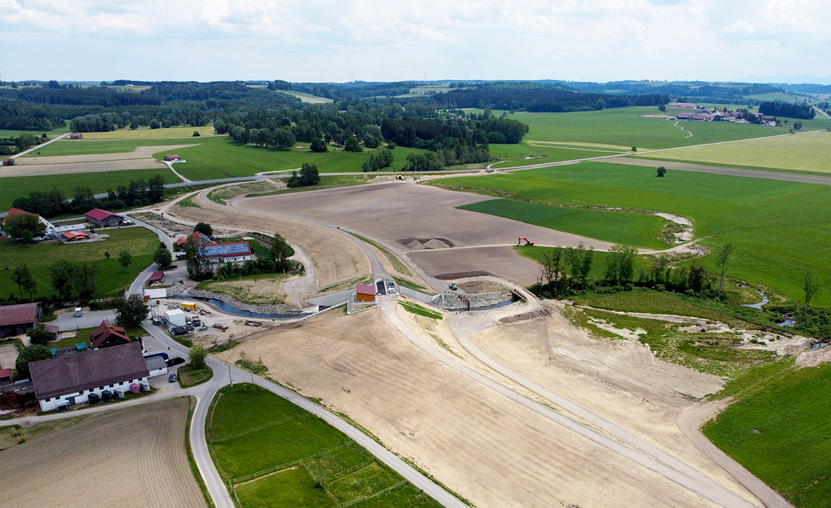 Hochwasserrückhaltebecken Eldern