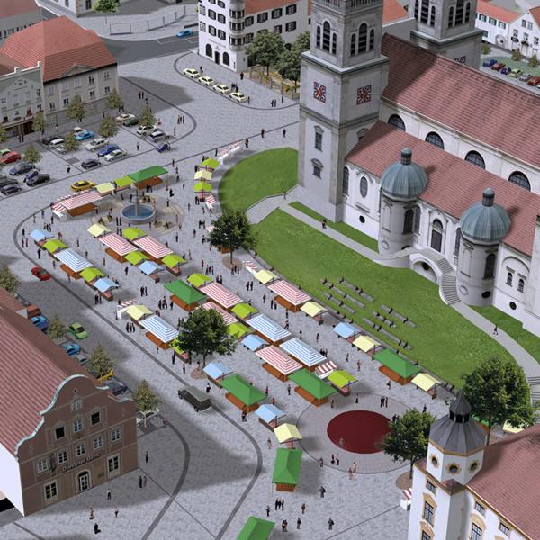 Hildegardplatz in Kempten