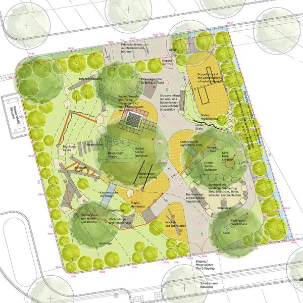 Spielplätze für das Neubaugebiet Halde Nord in Kempten